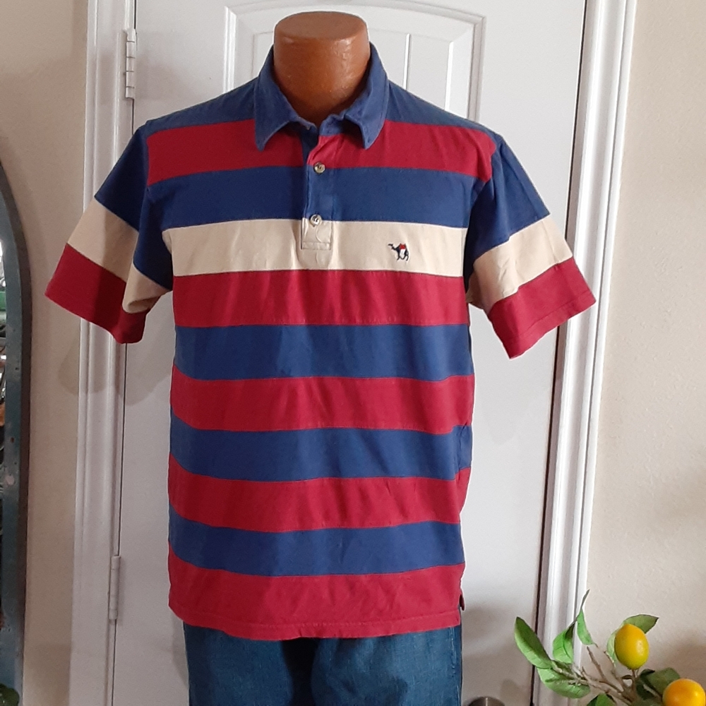 Adam made in Egypt Organic Cotoon 3 Button Galloping Camel Logo Polo Shirt